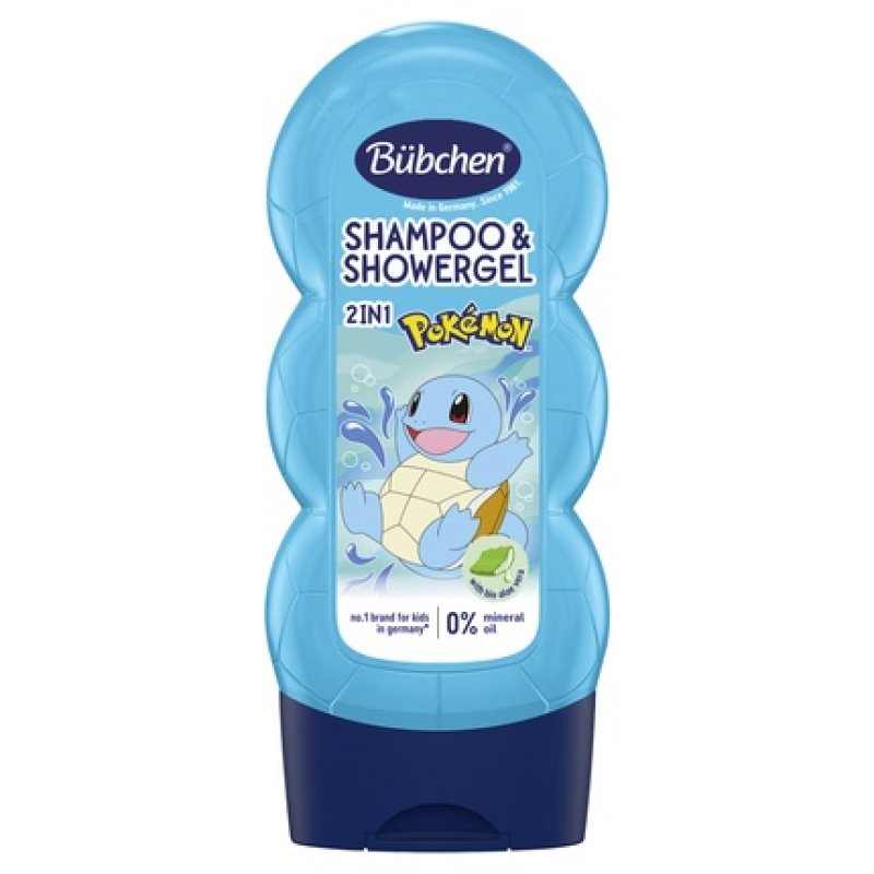 Bubchen Kids 2 in 1 Squirtle Shampoo and Body Wash