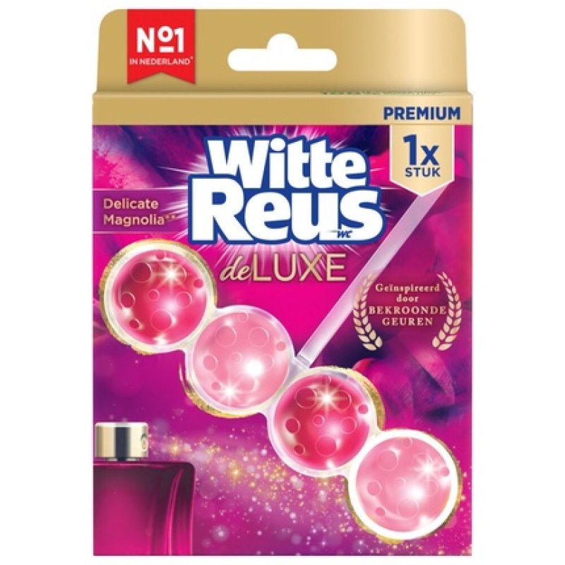 WITTE REUS Deluxe Toilet Block with Delicate Magnolia Scent