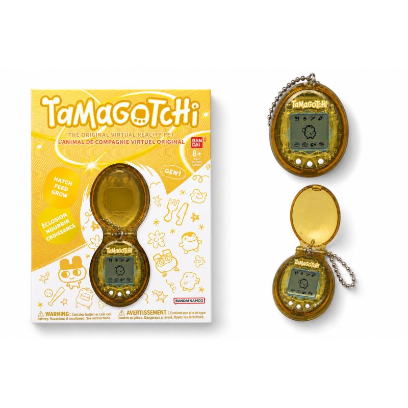 TAMAGOTCHI ORIGINAL WITH CASE - YELLOW