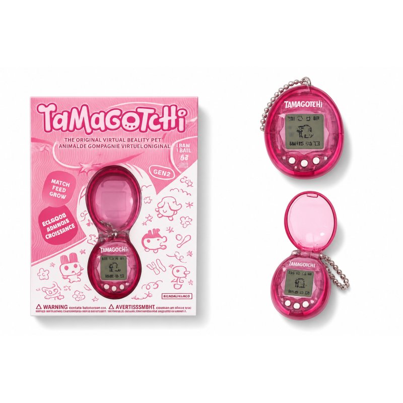 TAMAGOTCHI ORIGINAL WITH CASE - PINK