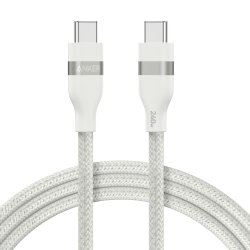 Anker - USB-C to USB-C Cable (3 ft / 6 ft, 240W, Upcycled-Braided)