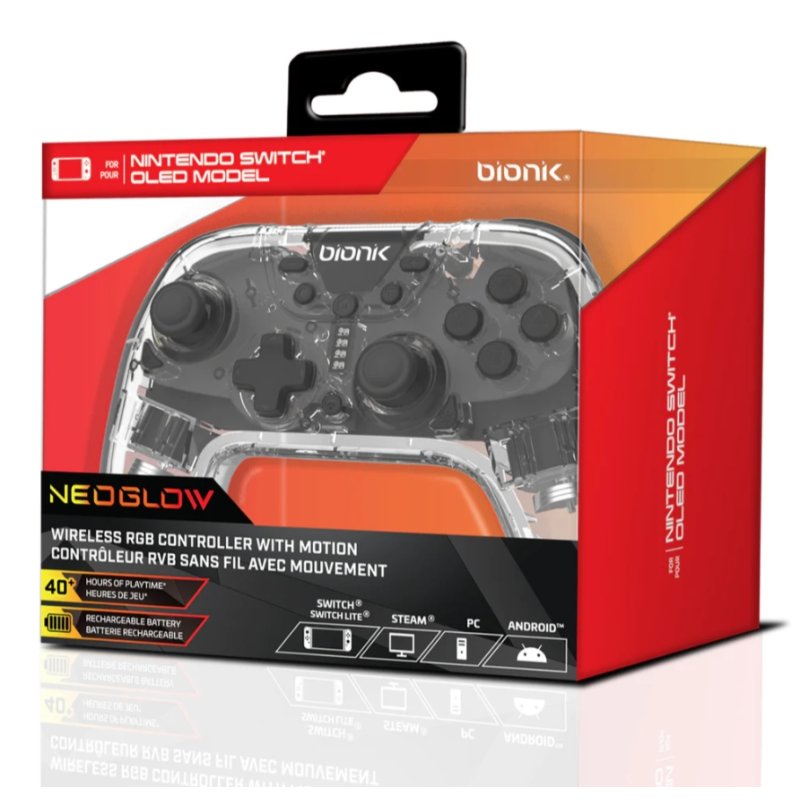 Dreamgear - Bionik Neoglow Controller (Nintendo Switch)