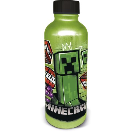 BOUTEILLE ALU 740 ML - MINECRAFT TNT EXCLU CARREFO