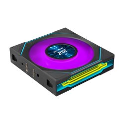 Lian Li UNI FAN SL-INF FLEX LCD Wireless Lüfter, ARGB, PWM - Reverse Blade, 120mm, schwarz