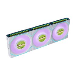 Lian Li UNI FAN SL-INF LCD FLEX Wireless Lüfter, ARGB und LCD - Reverse Blade, 120mm, weiß, 3er-Pack mit Controller