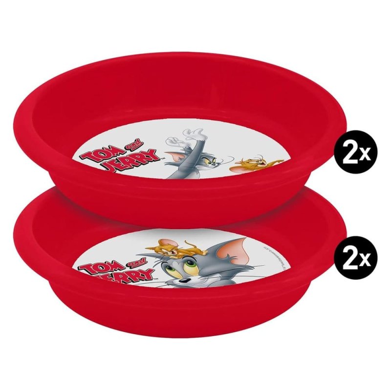 Tom & Jerry Cereal Bowl 4-Pack 300 ml