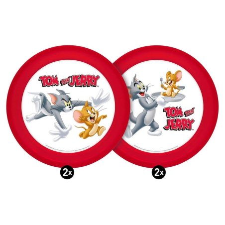 Tom & Jerry Plate 4-Pack 21 cm