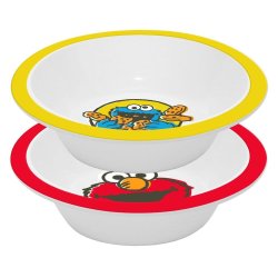 Sesame Street Cereal Bowl Vintage Kids 2-Pack 300ml