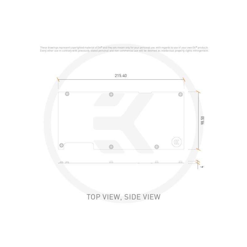 EK Water Blocks EK-AC GeForce RTX 3080 ? Backplate