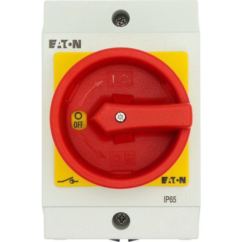 Eaton T0-2-15679/I1/SVB Commutateur à bascule 3P Rouge, Blanc, Jaune