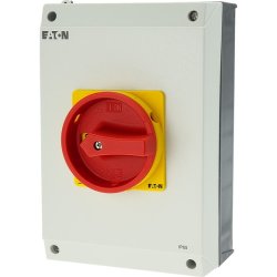 EATON P3-63/I4/SVB Hauptschalter 207343 63A Aufbau 3p NOT-AUS-Fkt in 0-St.