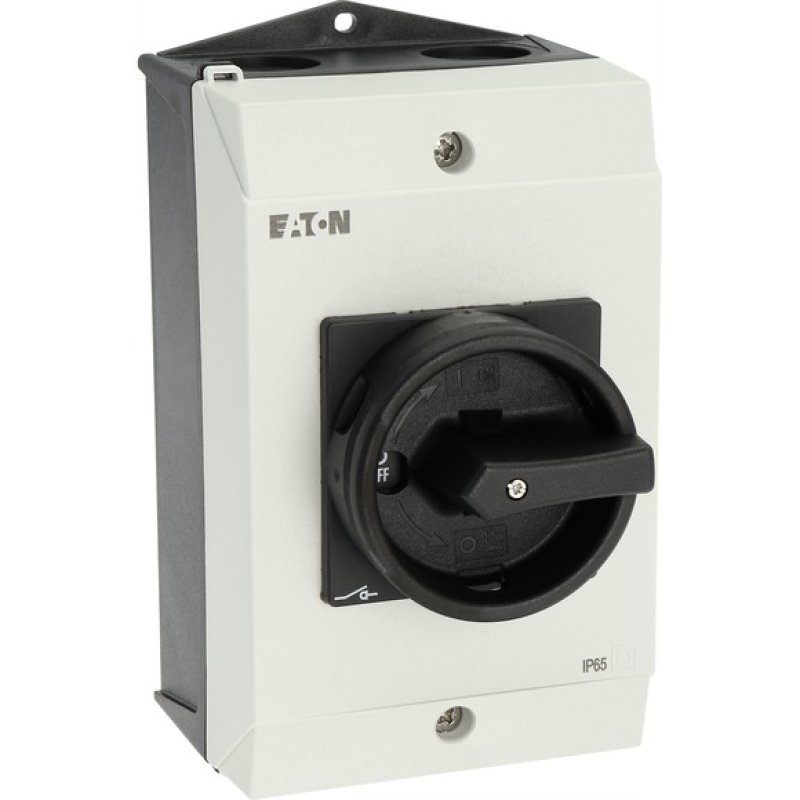 Eaton P1-25/I2/SVB-SW/HI11 Toggle switch 3P Black, White