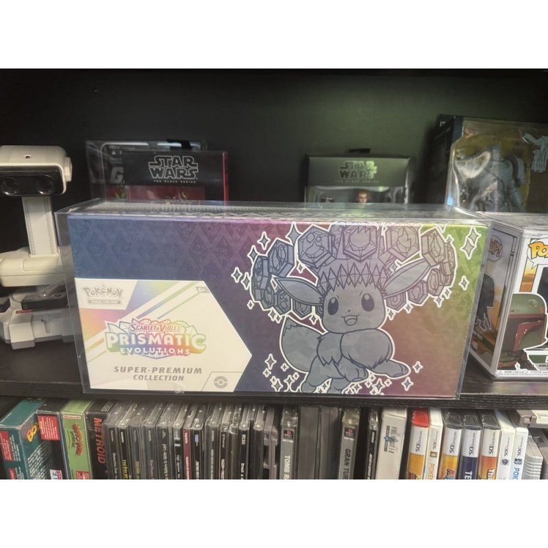 PET Protectors 2-Pack for Pokémon Prismatic Evolutions Super Collection Box 38 x 18 cm