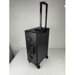 Evoretro Trading Card Luggage Wheeled Case 5-Rows Round Aluminum 56.0 x 35.4 cm