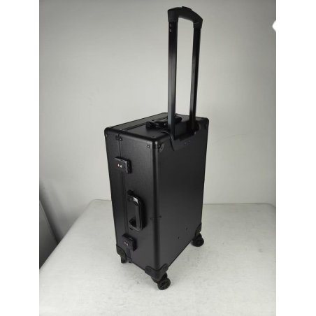 Evoretro Trading Card Luggage Wheeled Case 5-Rows Round Aluminum 56.0 x 35.4 cm