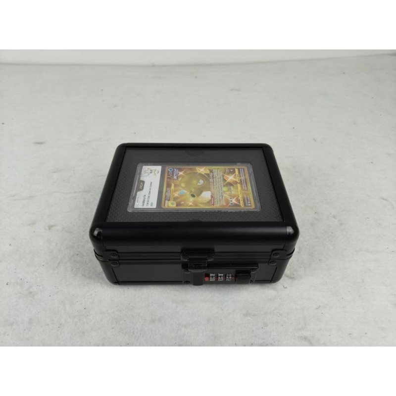 Evoretro Graded Card Display and Carry Case with Display Window Black