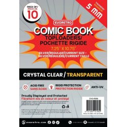 Evoretro Comics Topload Holder 10-Pack Silver