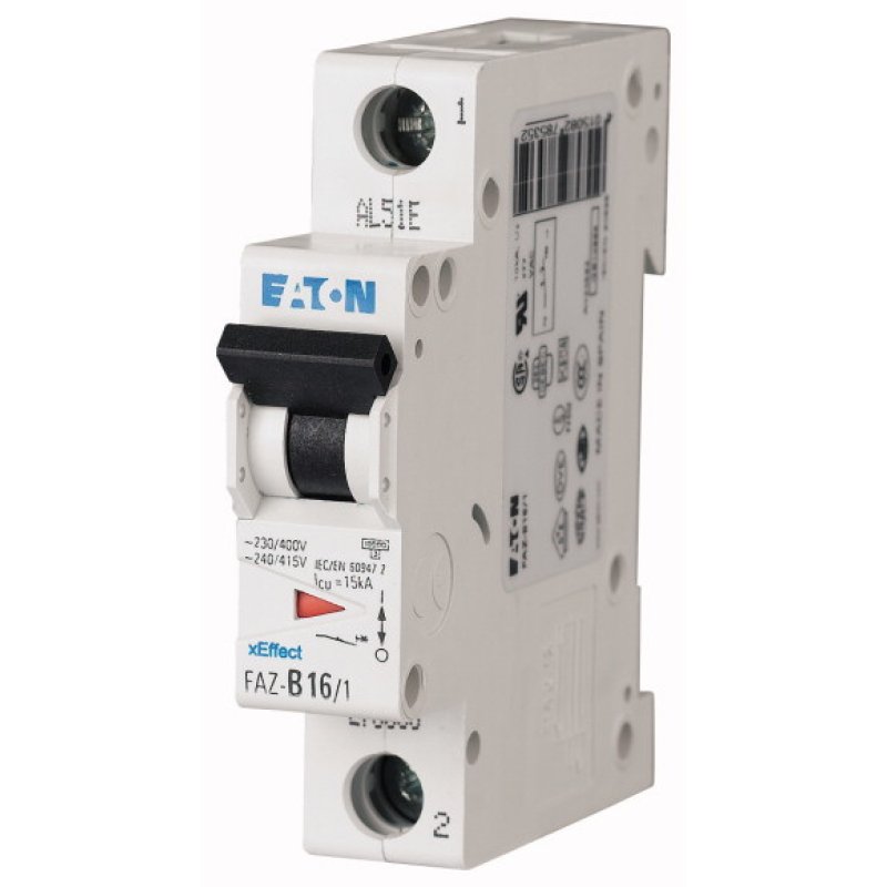 Eaton FAZ-B16/1 circuit breaker Miniature circuit breaker Type B