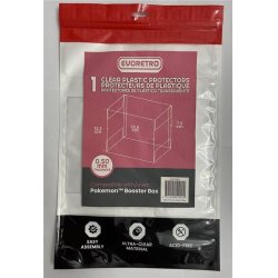 Evoretro PET Display Case Protector for Pokémon Booster Box (1-Pack)