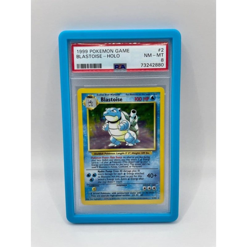 Evoretro Bumper Protector for PSA Slabs Light Blue