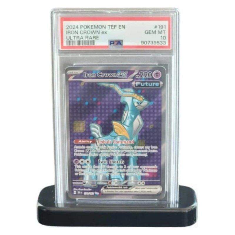 Evoretro Display Stand for PSA & CGC Graded Card Slabs Black