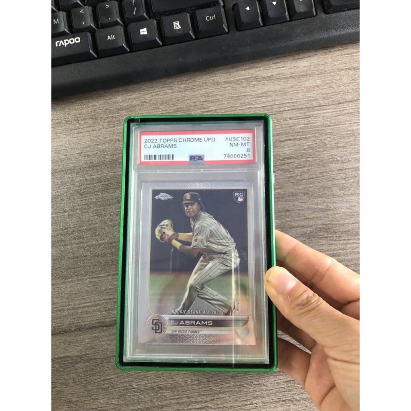 Slab Case Protectors for PSA Graded Cards Green