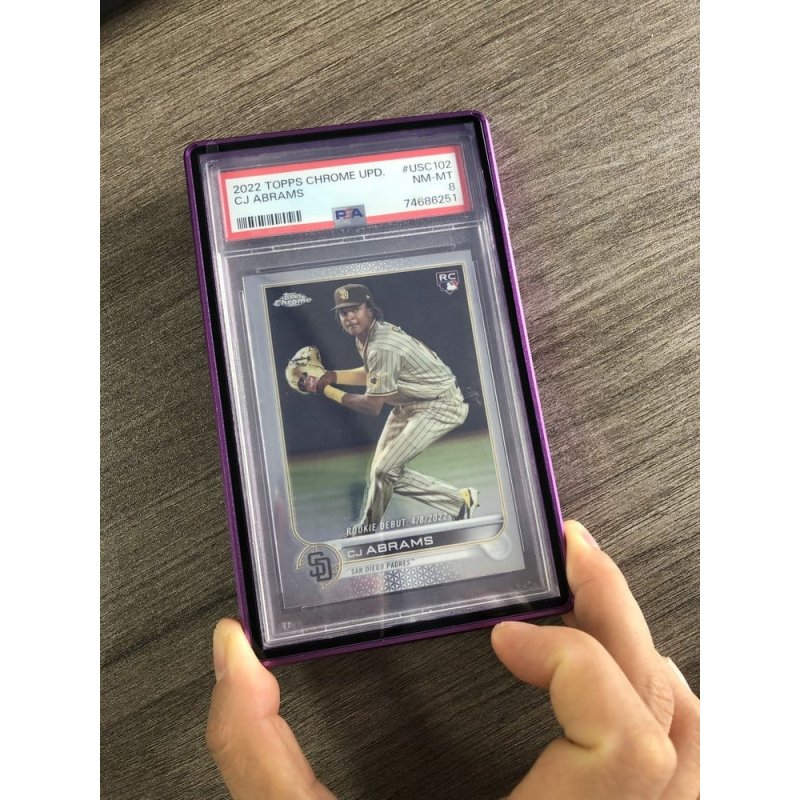 Slab Case Protectors for PSA Graded Cards Purple
