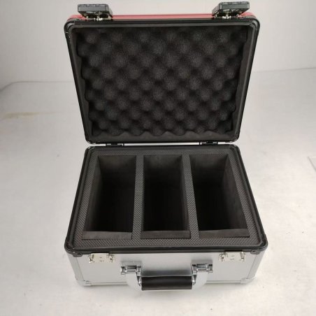 Evoretro Trading Card Storage Box for 90 Cards X Red and Silver