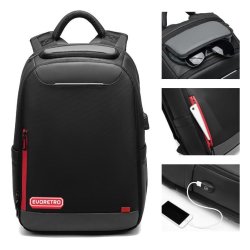 Evoretro Travel Backpack and Mini-Carrying Case Bundle Kit Black