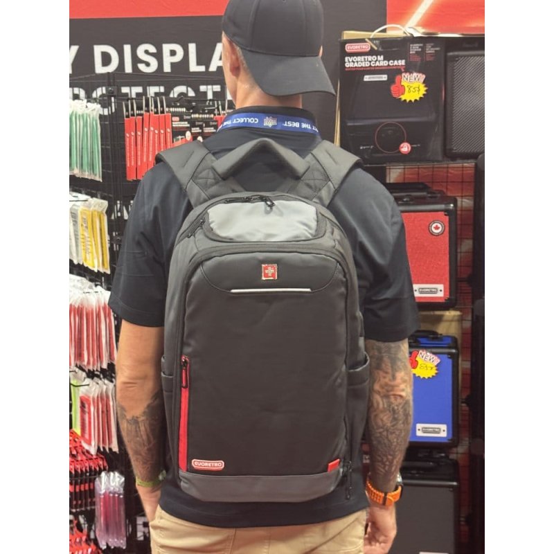 Evoretro Travel Backpack and Mini-Carrying Case Bundle Kit Black