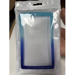 Evoretro Bumper for PSA Graded Card Slab Gradient Light Blue-Dark Blue Glitter