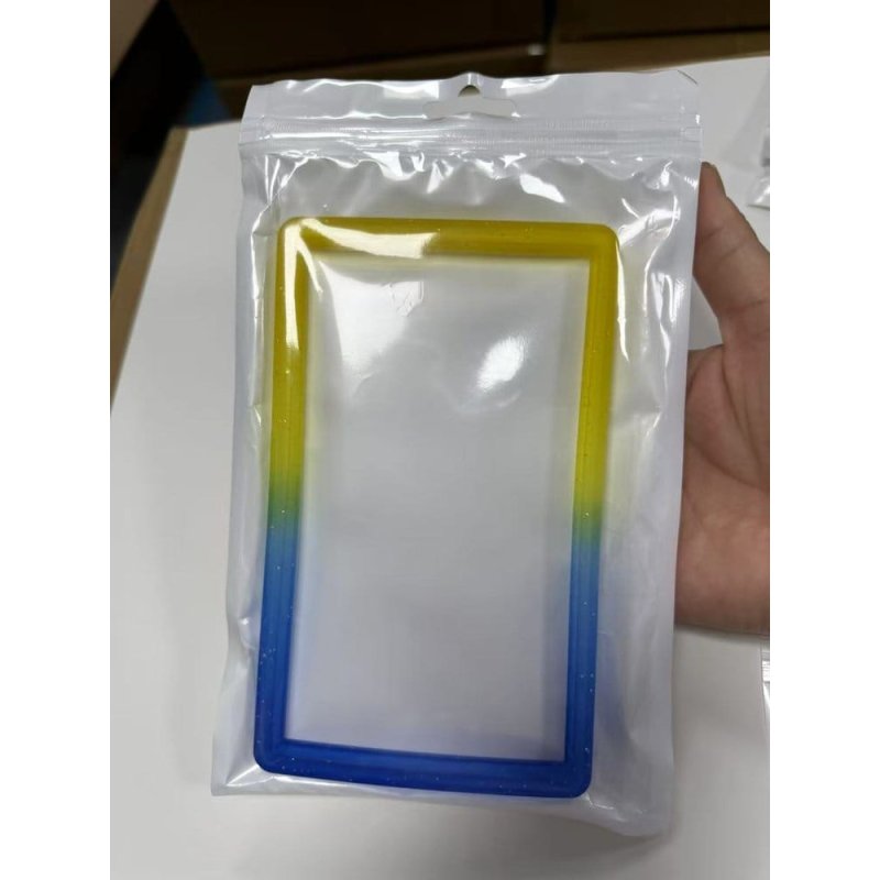 Evoretro Bumper for PSA Graded Card Slab Gradient Yellow-Blue Glitter