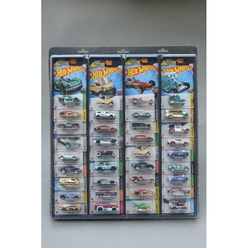 Evoretro Wall Display for 32 Carded Diecast Cars 3-Pack