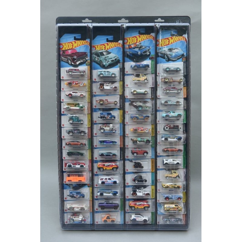 Evoretro Wall Display for 48 Carded Diecast Cars 3-Pack