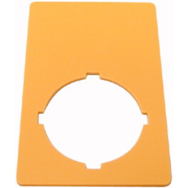 EATON M22-XZK Schild NOT-AUS gelb 216470 50x33mm blanko 216470