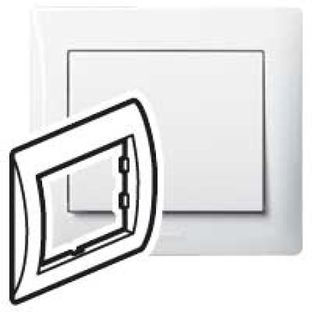 Legrand 771001 Rahmen 1-fach Galea ultrawei