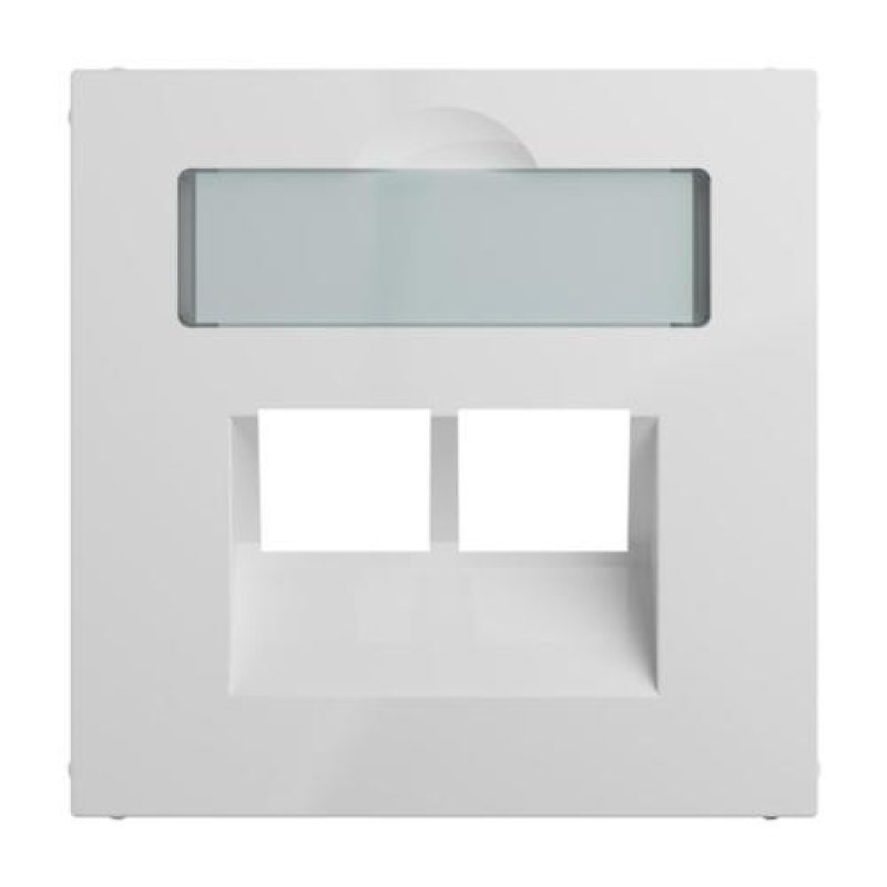 Legrand 765159 SEANO Abdeckung 2x RJ45 f Datendosen Fremdfabrikate Ultrawei