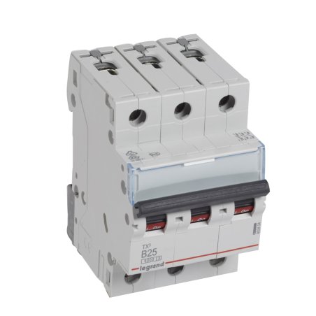 Legrand 403404 TX3 LS-Schalter B 25A 3-polig 6kA 400VAC 3TE