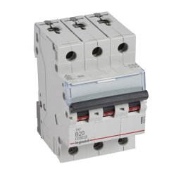 Legrand 403403 TX3 LS-Schalter B 20A 3-polig 6kA 400VAC 3TE