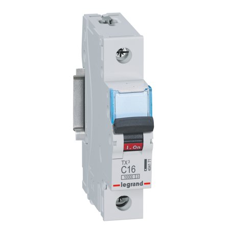 Legrand 404171 TX3 LS-Schalter C 16A 1-polig 10kA 230/400VAC 1TE