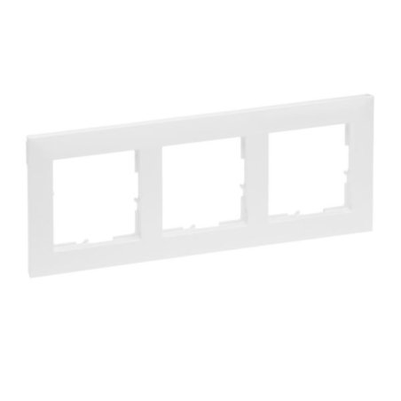 Legrand 765173 SEANO 3-fach Rahmen in der Farbausfhrung Ultrawei