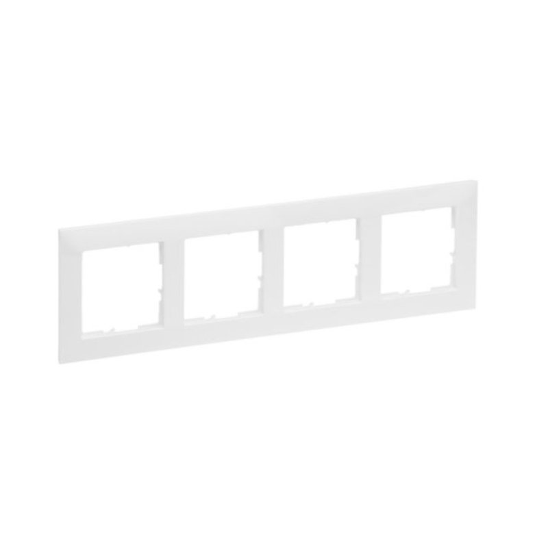 Legrand 765174 SEANO 4-fach Rahmen in der Farbausfhrung Ultrawei