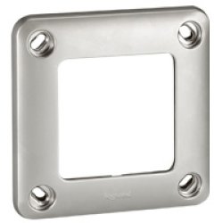 Legrand 077851 Rahmen 1-fach Soliroc IP55 IK10 grau