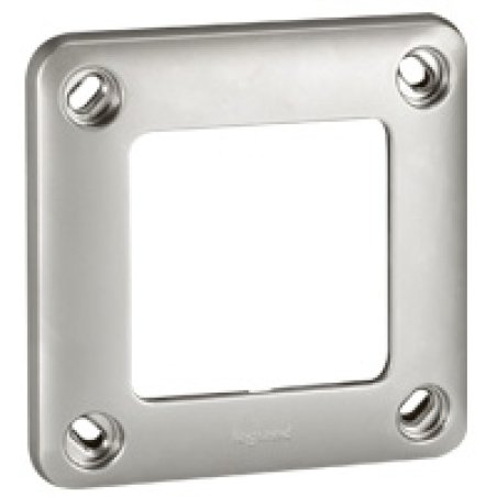 Legrand 077851 Rahmen 1-fach Soliroc IP55 IK10 grau