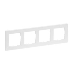 Legrand 765184 SEANO 4-fach Rahmen in der Farbausfhrung Ultrawei