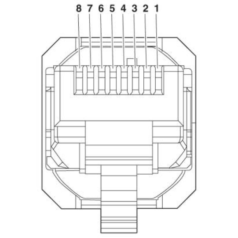 Phoenix 1656725 VS-08-RJ45-5-Q/IP20 RJ45-Steckverbinder