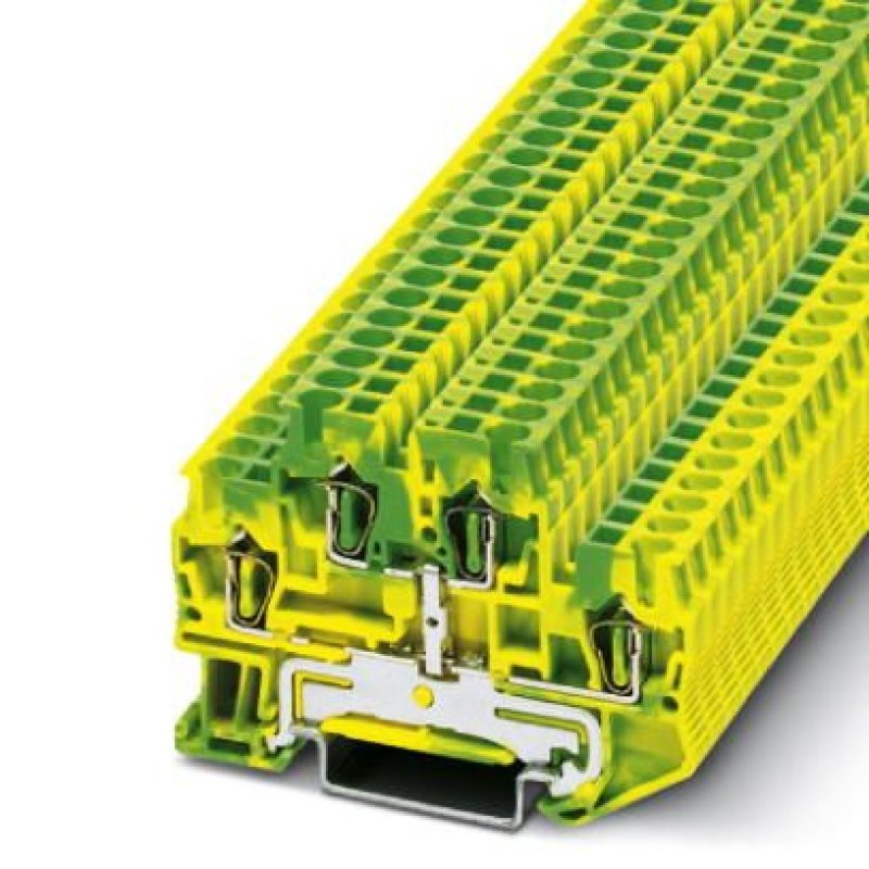 Phoenix Contact STTB 2.5-PE bornier Vert, Jaune