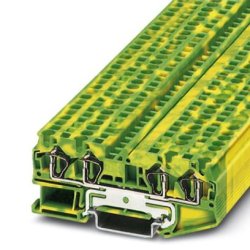 Phoenix Contact ST 4-QUATTRO-PE terminal block Green, Yellow