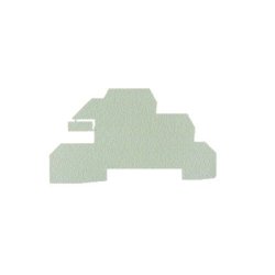 Weidmüller WAP WDL2.5/S Reihenklemme Zubehr Abschlusspl. dklbeige 1067700000