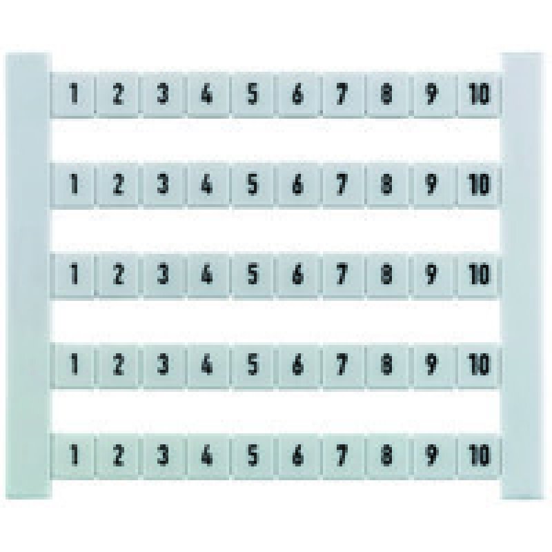 Weidmüller DEK 5 FWZ 71-80 Klemmen- markierer Karte 5x5mm ws 0523060071